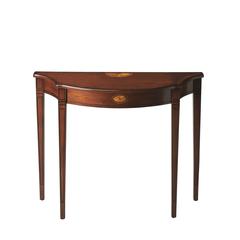 Chester Console Table, Medium Brown