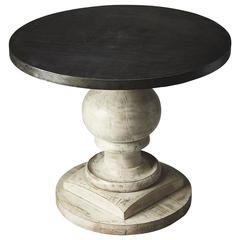 Pompei Metal & Wood 36"Foyer Table, Multi-Color