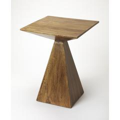 Titus Modern Wood End Table, Light Brown