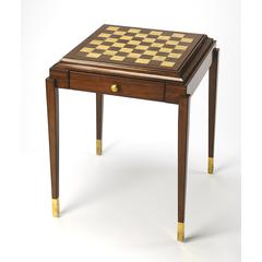 Adrian Game Table, Medium Brown