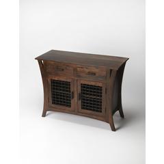 Ako Modern Console Chest, Dark Brown