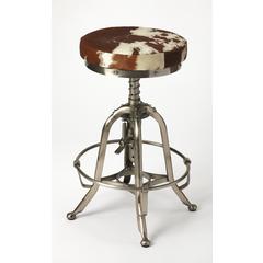 Donovan Hair-On-Hide 22" Bar Stool, Multi-Color