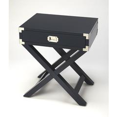 Anew Campaign Side Table, Blue