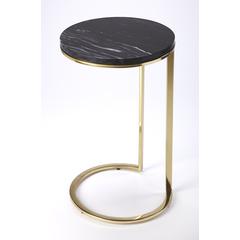 Martel Marble & Metal Side Table, Multi-Color