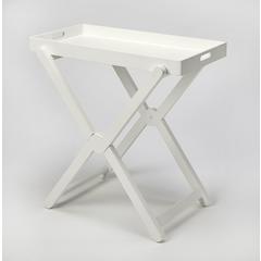 Edna Tray Table, White