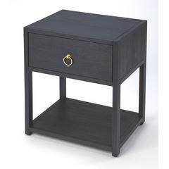 Lark  End Table, Navy Blue