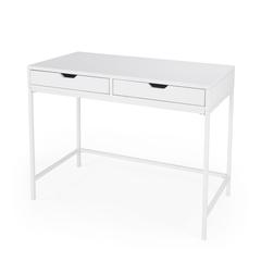 Belka Desk with Drawers, White