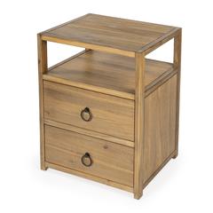 Lark Natural Wood Nightstand, Light Brown