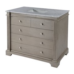 Rachelle 42 in. W Single Bathroom Vanity Set, Gray