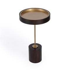 Shen Pedestal Side Table, Multi