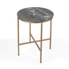 Caty Marble End Table, Multi