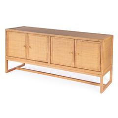 Captiva Rattan 4 Door 76" Sideboard, Natural