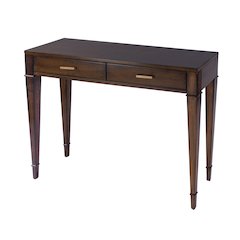 Kai 2 Drawer 45" Wood Console Table, Medium Brown