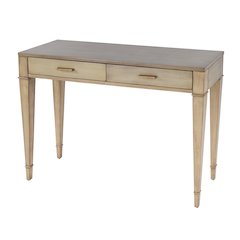 Kai 2 Drawer 45" Wood Console Table, Beige