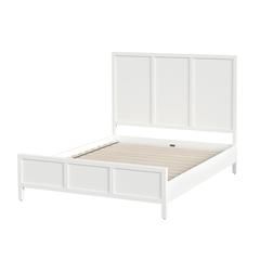 Lark Queen Size Bed, White