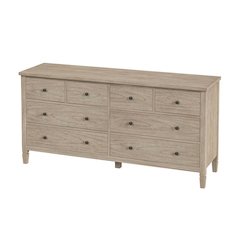 8 Drawer Dresser – Chest of Drawers Wood for Bedroom Storage