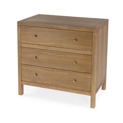 Nora 3-Drawer Chest, Brown