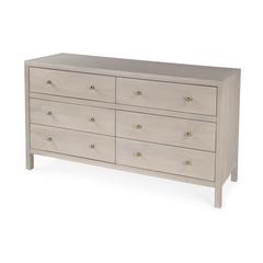 Nora 6-Drawer Dresser, Taupe