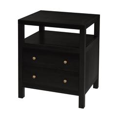 Nora 2-Drawer Nightstand, Coffee