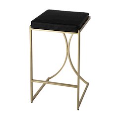 Natalya 31" Bar Stool, Black