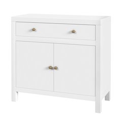 Nora 31 in. W 1 Drawer 2 Door Accent Storage Cabinet, White