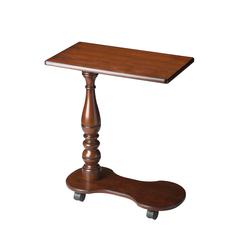 Mabry Mobile Tray Table, Dark Brown