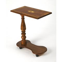 Mabry Mobile Tray Table, Medium Brown