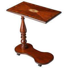 Olive Ash Burl Mobile Tray Table, Belen Kox