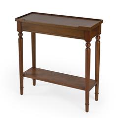 Aubrey Console Table, Medium Brown