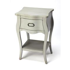 Rochelle 1 Drawer Nightstand, Gray
