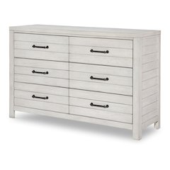 Summer CampDresser (6 Drawers), Stone Path Gray