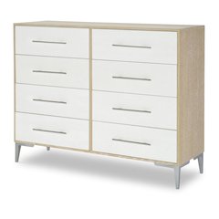 8-Drawer Dresser with Felt-Lined Top Drawers and Cedar-Lined Bottom Drawers