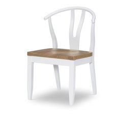 Franklin Wishbone Back Side Chair (White) (Kd, Wood Seat, Seat Height: 18")
