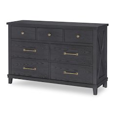 Flatiron Dresser (7 Drawers), Midnight