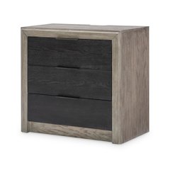 Halifax Nightstand (3 Drawers, USB Charging)