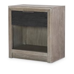Halifax Open Nightstand (1 Drawer, USB Charging)