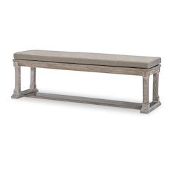 Halifax Bench (Kd, Wood Seat, Seat Height: 15")