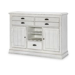 Cottage Park Credenza (5 Drawers, 2 Doors, 1 Adj. Shelf Each)