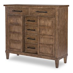 Artisan's Place Door Chest (2 Doors W/ Adj. Shelf Each, 6 Drawers)