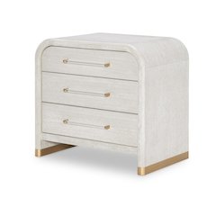 Miramar Nightstand (3 Drawers, Power Outlet)