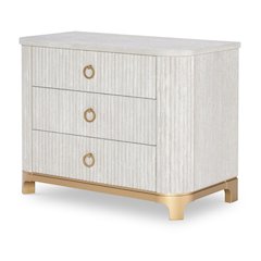 Miramar Chest Nightstand (3 Drawers, Power Outlet)