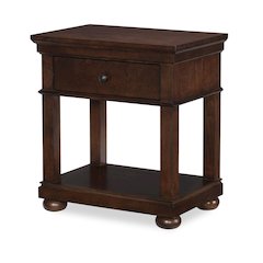 Canterbury 2.0 Open Night Stand (1 Drawer,Open Shelf,Motion Activated Led Light)