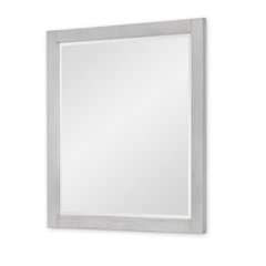 Preston Mirror, Bleached Linen, Bleached Linen