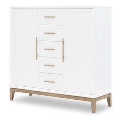 Melrose Door Chest (2 Doors, 4 Adj Shelves, 2 Fixed Shelves, 5 Drawers)