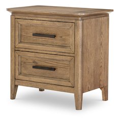 Beacon Hill Nightstand (2 Drawers, Power Outlet)