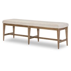 Beacon Hill Dining Bench, Dusted Barley Finish