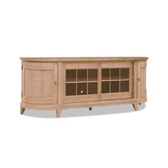 Entertainment Console (2 sliding doors, 2 doors, 4 adj shelves, 3 outlets)