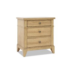 Today's Traditions Three Drawer Nightstand (1 USB and 1 USB-C)