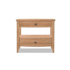Today's Traditions Open Nightstand (2 drawers, USB)