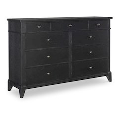 Dresser (9 drawers, felt lined top drawers, cedar lined bottom drawers)